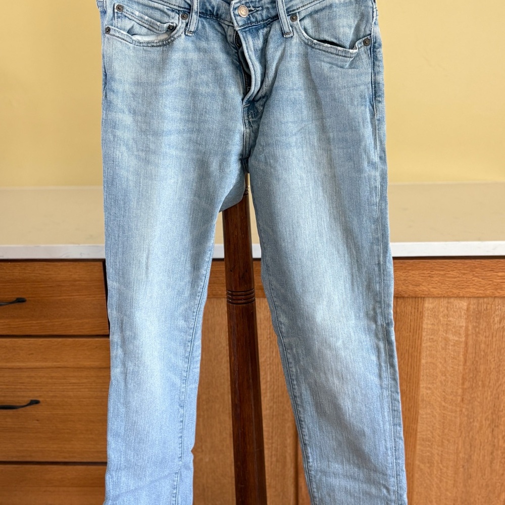 Abercrombie & Fitch Men's Slim Jeans in Light Blue